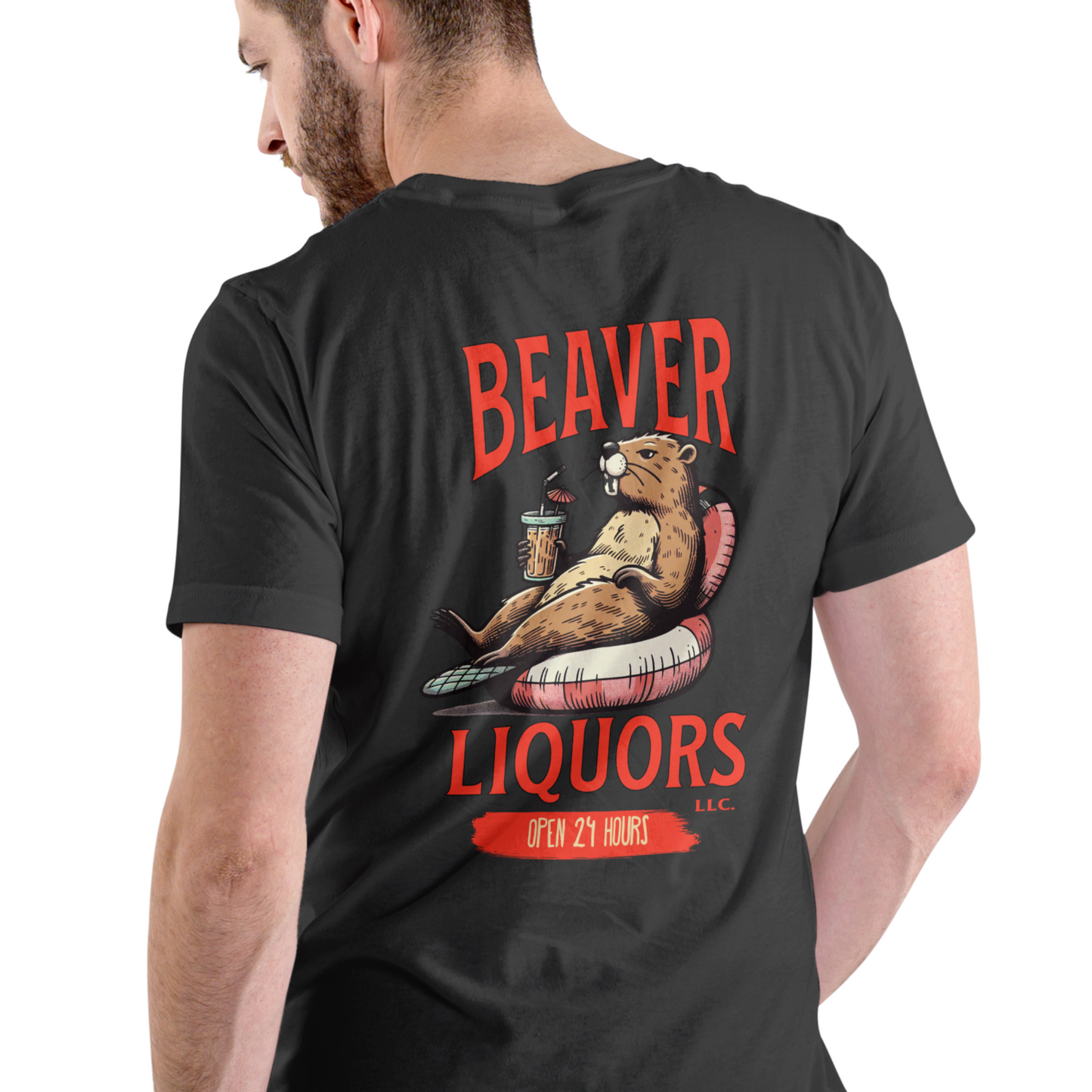 Beaver Liquors T Shirt, Unisex, Cotton