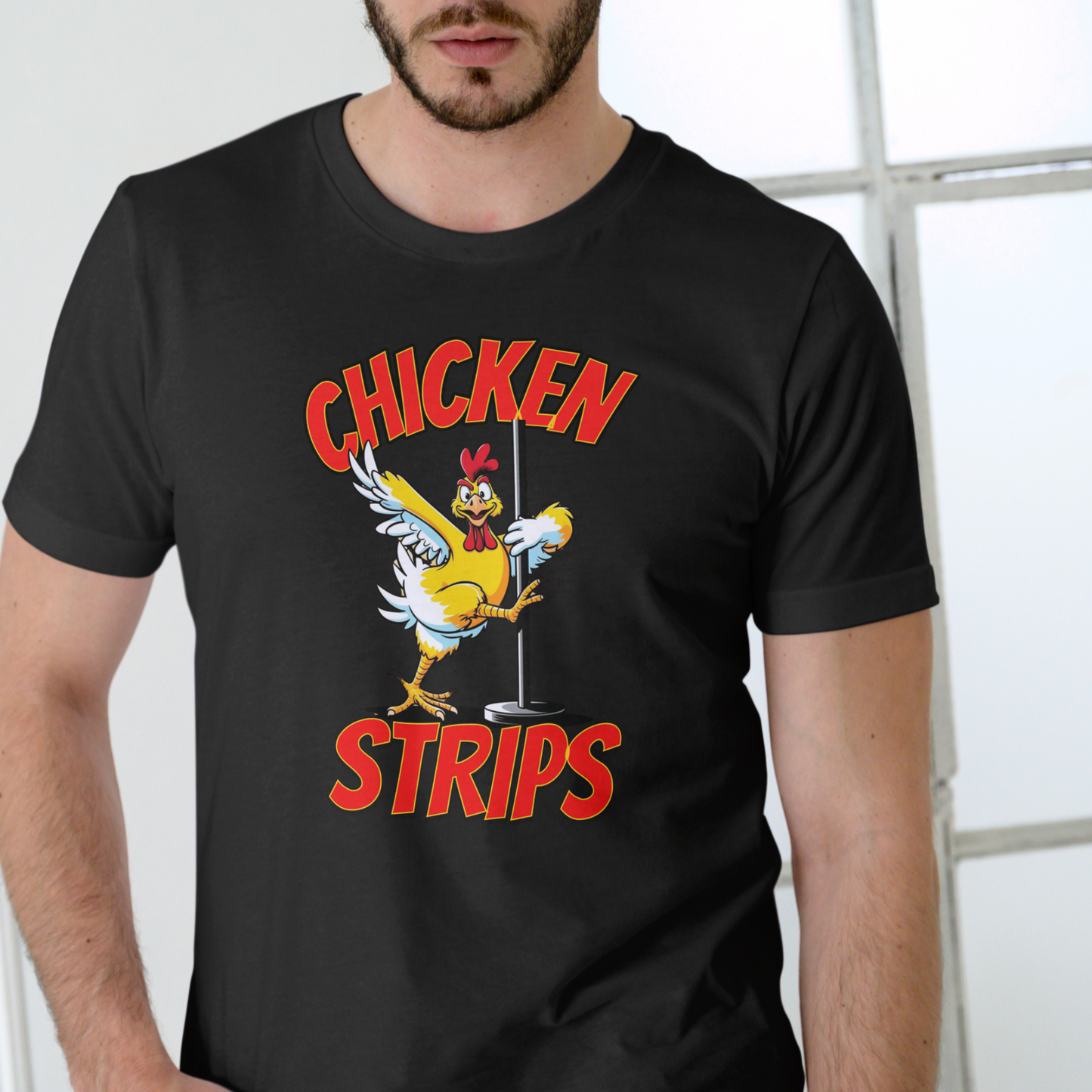 CHICKEN STRIPS T SHIRT