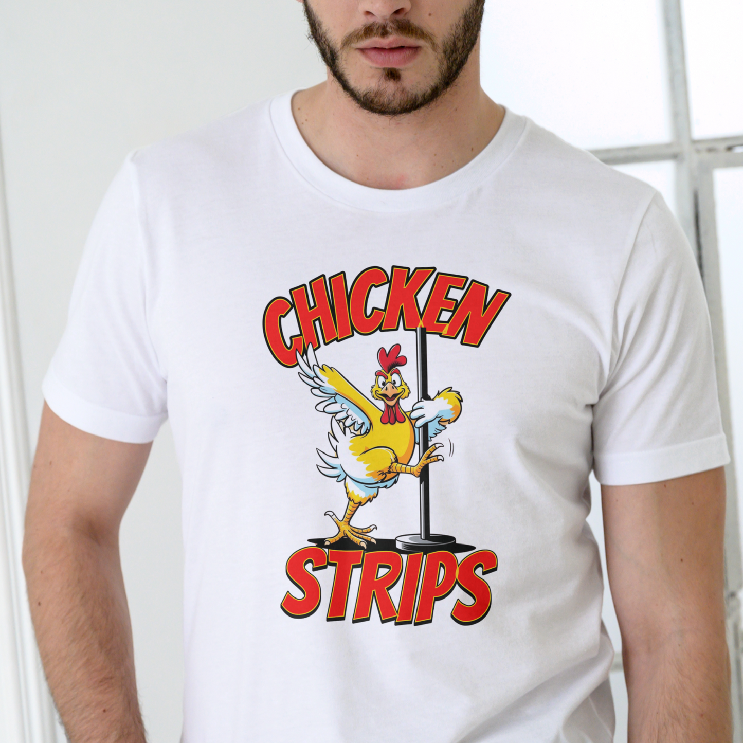 CHICKEN STRIPS T SHIRT