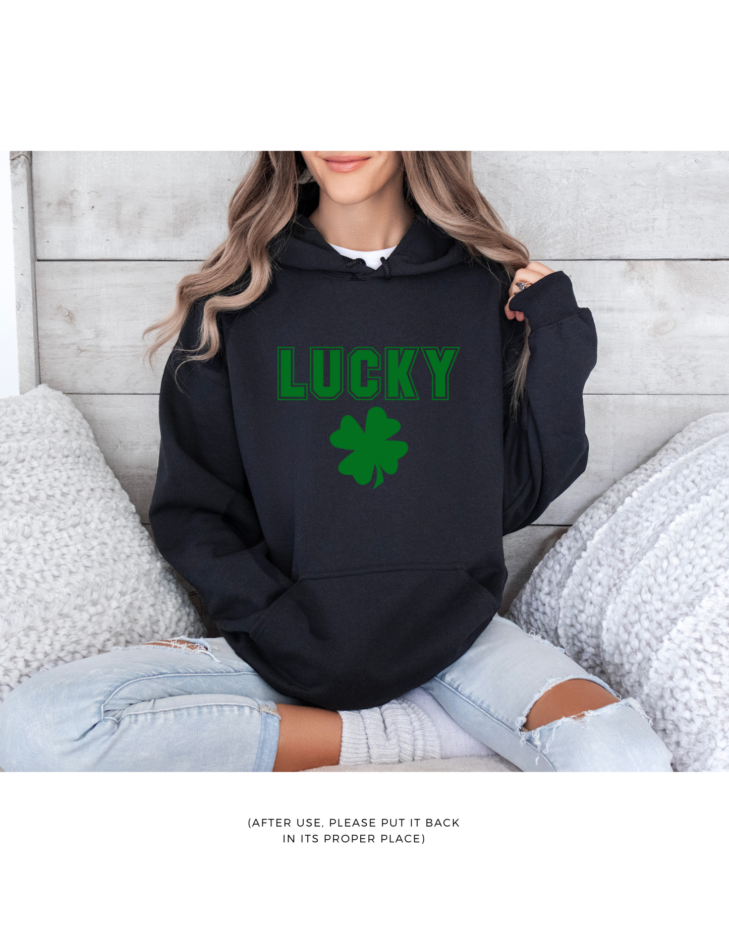 Hoodie, LUCKY SHAMROCK