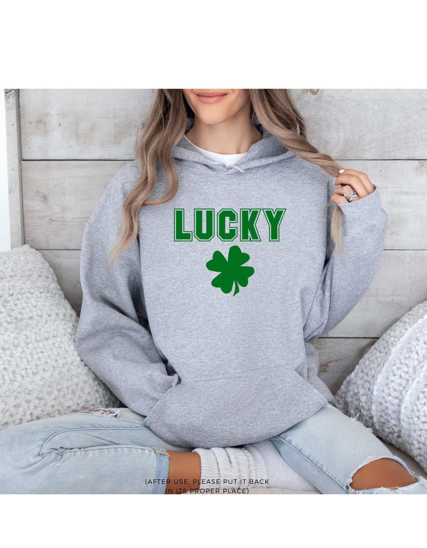 Hoodie, LUCKY SHAMROCK