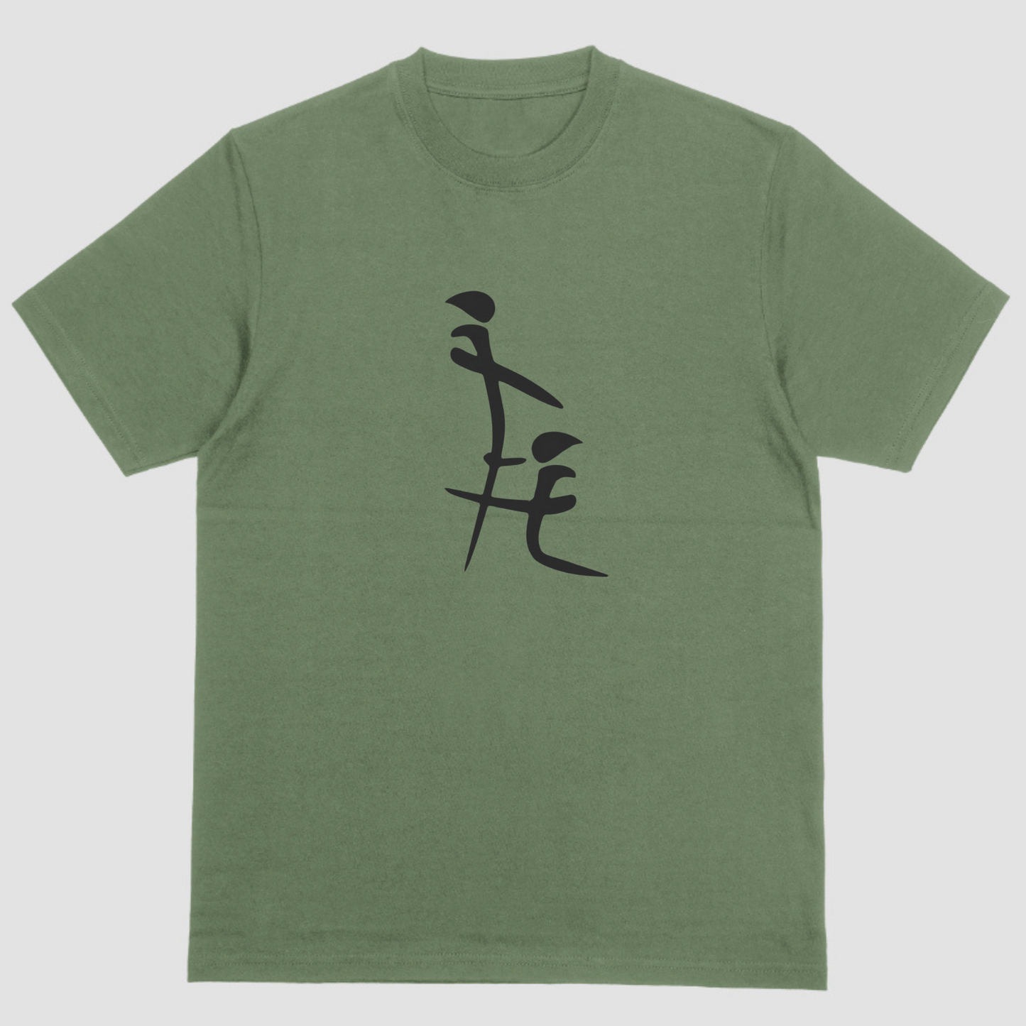 Short sleeve shirt, Chinese Symbol, blow job