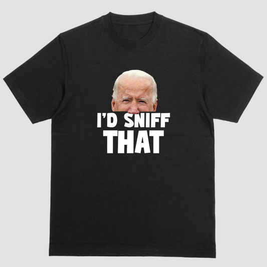 Short sleeve shirt, I'd Sniff That, Joe Biden