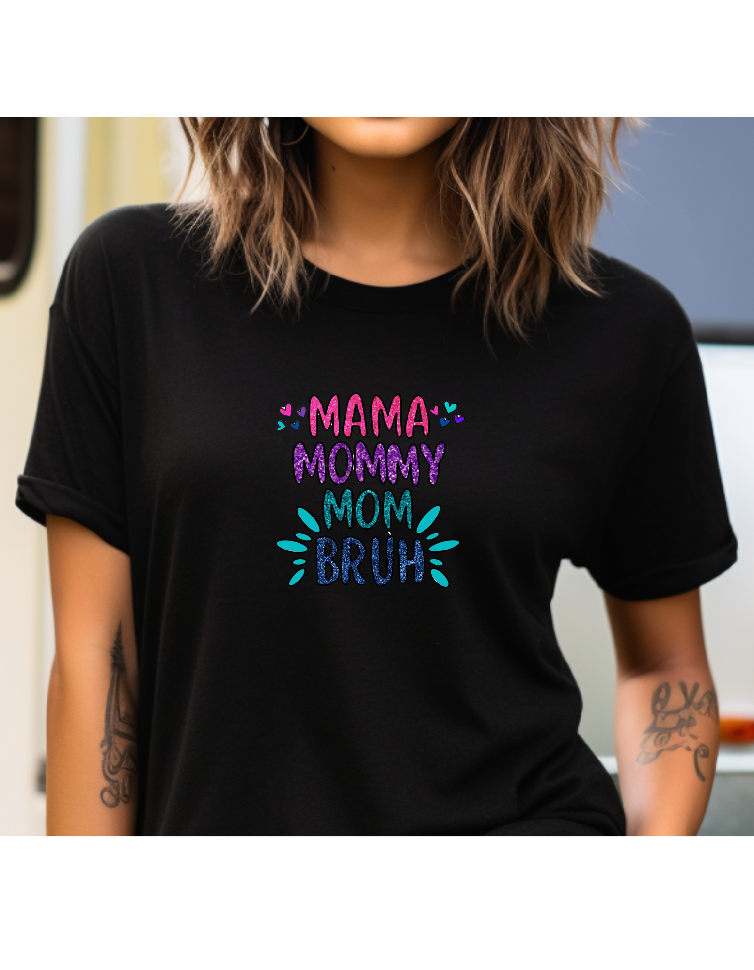 Short Sleeve Shirt Mama Mommy Mom Bruh Scents Of Humor