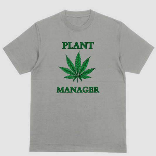 Funny short sleeve shirt, PLANT MANAGER