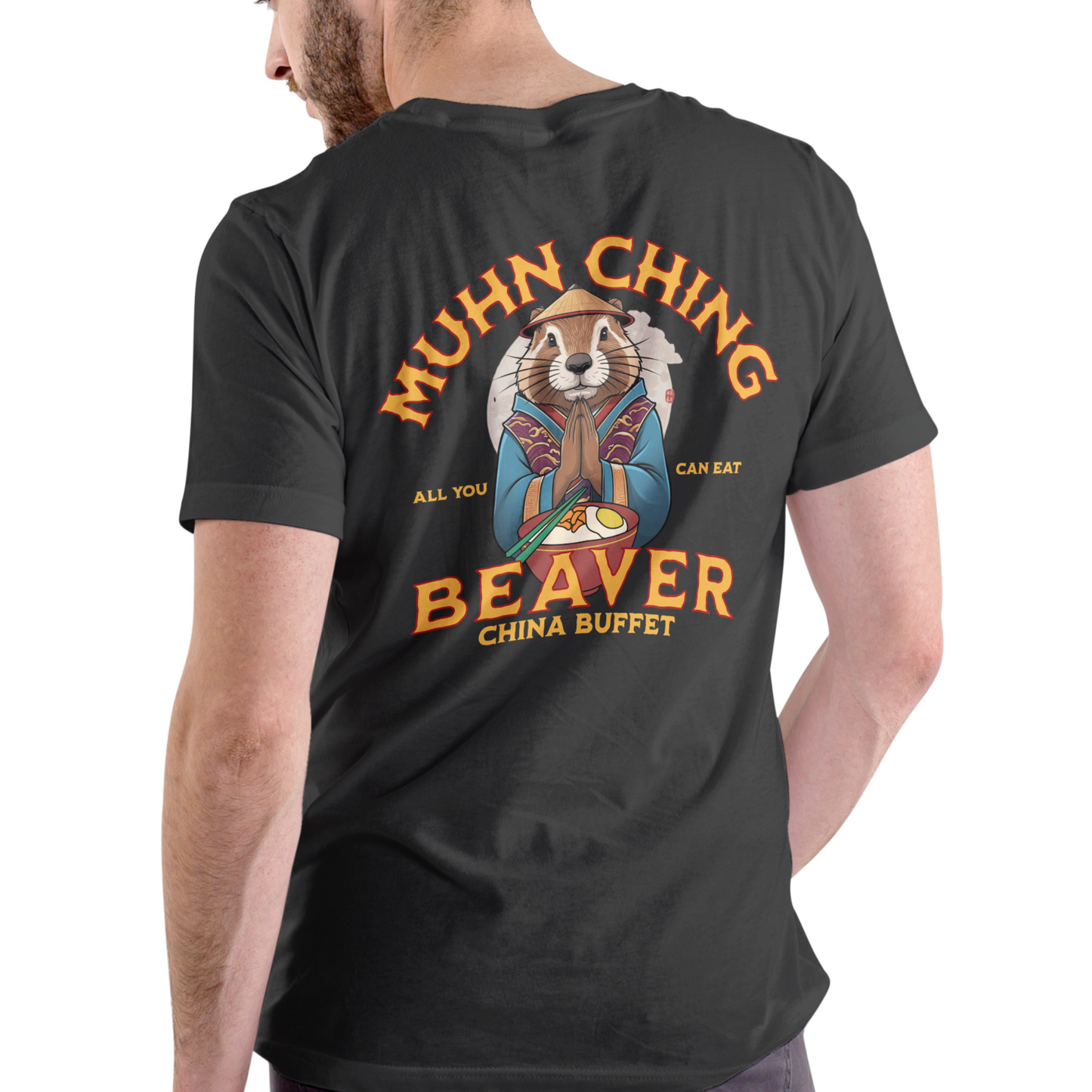 MUHN CHING BEAVER CHINA BUFFET T SHIRT